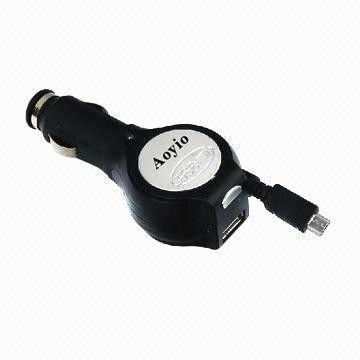 Заряжатель автомобиля USB Mirco Retractable