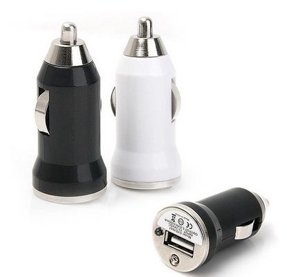 El mini cargador promocional del coche del USB con llevado se enciende para arriba