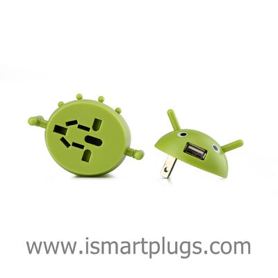 заряжатель совместимое Iphone etc TQ637-1 перемещения сотового телефона штепселя 1A перемещения usb робота