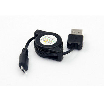 Cables retractables del cargador del cable del usb del micrófono