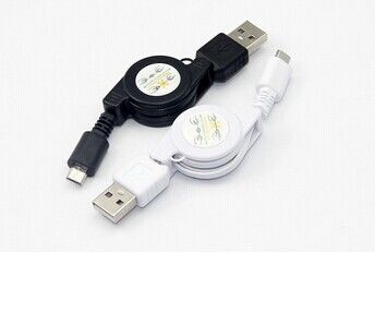 Cables retractables del cargador del cable del usb del micrófono