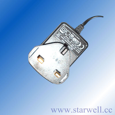Переходника силы AC/DC 12 вольта FCC GS SAA C-TICK CE UL 1,0 Amp