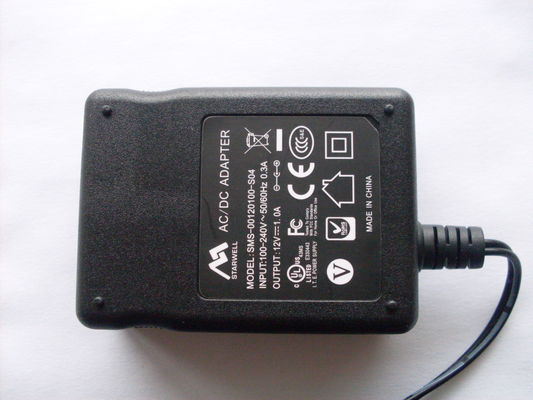 CE SAA C-TICK FCC GS UL переходники EN60950-1 мощьности импульса вольта 1A 12W DC 12