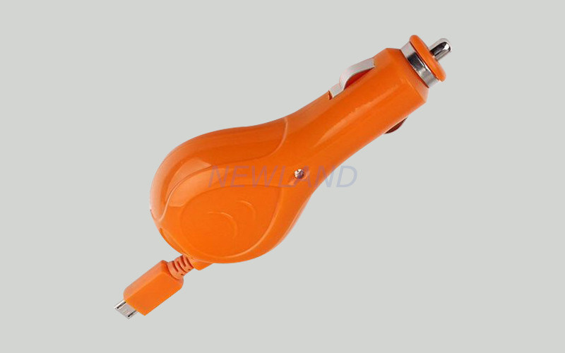 Цветастый Retractable заряжатель USB Micro, переходника автомобиля мобильного телефона портативный