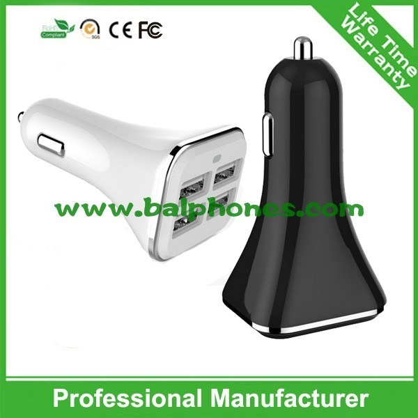 Caricatore 2015 dell'automobile del usb del porto del nuovo prodotto 4 per il caricatore dell'automobile di iphone di Samsung
