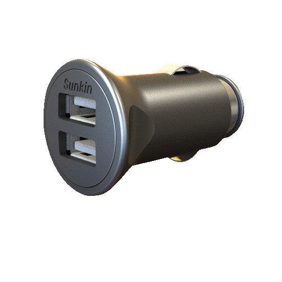 Штейновая черная портативная машинка 2100 заряжателей автомобиля USB mA микро- двойных миниых для ПК таблетки, Smartphone CA55