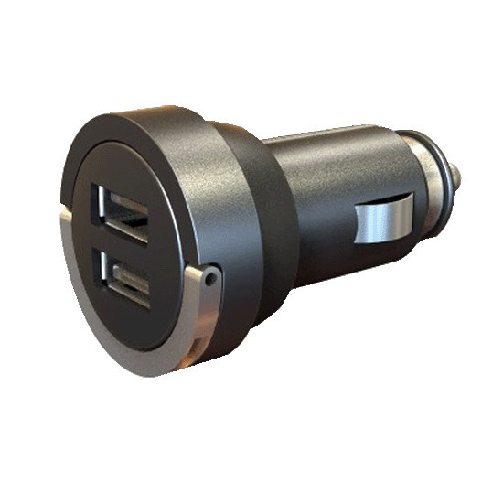 переходника 12 заряжателя автомобиля Usb СИД черноты 5VDC 3100 Ma миниый - 24v для Ipad, iPod, приборов CA5533 GPS