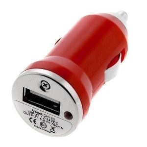 Красный DC USB 5V заряжателей автомобиля iPhone Яблока силы на iPhone 4 Яблока/4G