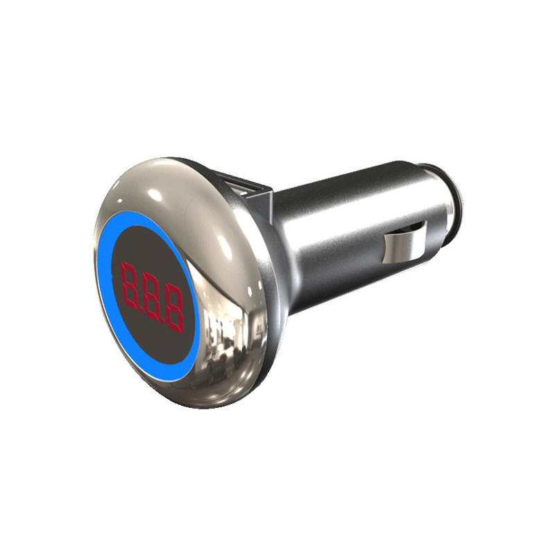 Adaptador dual del cargador del coche del USB con el metro CA5535D del voltaje del indicador digital