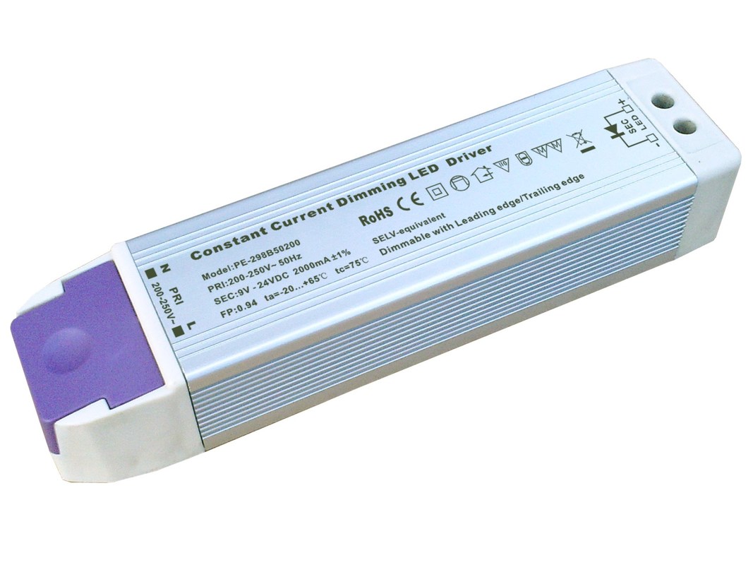 Постоянн триак Dimmable напряжения тока вел утверждение CE ROHS EN 61347-1 водителя 12V 50W