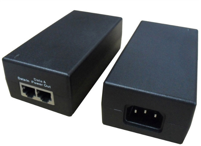 переходника RJ45 силы Poe настольного компьютера 48V 1.25A 60W определяет электропитание Poe порта