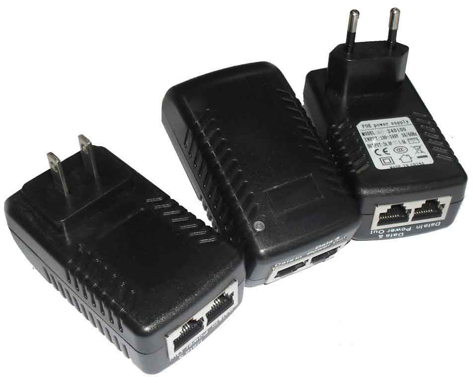 1A определяют переходнику RJ45 48V 48W силы Poe настольного компьютера порта/переходнику силы маршрутизатора