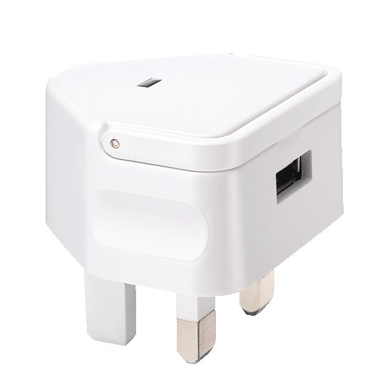 Выход заряжателя 2.1a перемещения USB порта Великобритании 2 всеобщий, iPhone4S 5C 5S Samsung