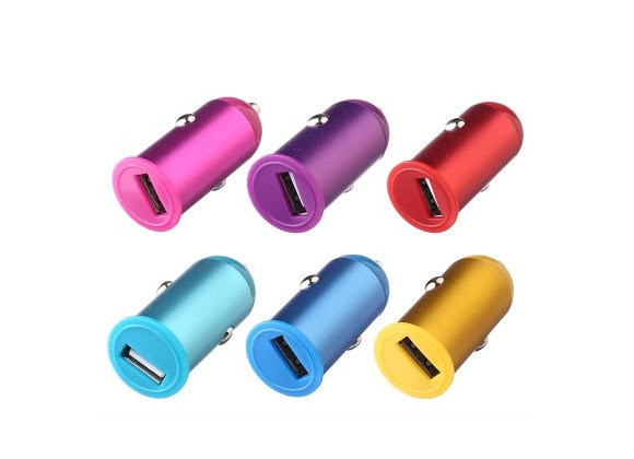 Цветастый миниый переходника заряжателя автомобиля USB Iphone, переходника заряжателя мобильного телефона всеобщий