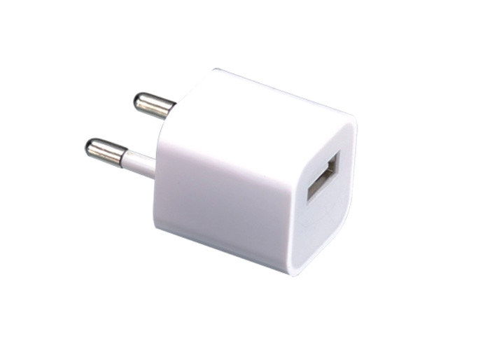 Заряжатель стены USB высокого выхода одиночный 5V 1A для Яблока, переключая цвета электропитания Multi