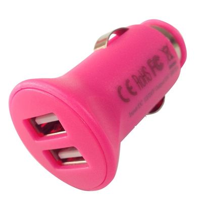 Puerto dual de 2.4A de los mini USB cargadores portátiles del coche para Smartphone/Tablet PC