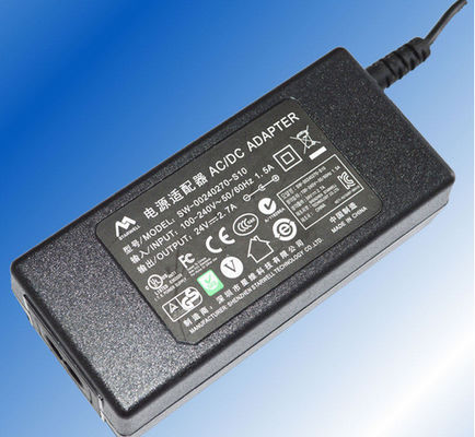 CE SAA C-TICK FCC GS UL черноты переходники EN60950-1 силы настольного компьютера DC 12V 5A 60W
