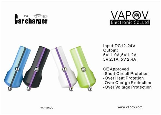 Singolo caricatore a forma di unico 2.1A dell'automobile del usb per lo smartphone e la compressa